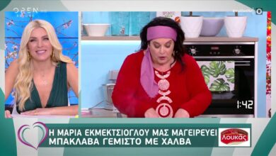 O χαλβάς Λουκάς και η Μ. Εκμεκτσίογλου μαγειρεύουν πολίτικες συνταγές στη εκπομπή “Ευτυχείτε”