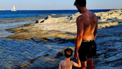 Ορφέας Αυγουστίδης: Η σπάνια με τον 3,5 ετών γιο του απο τις καλοκαιρινές τους διακοπές