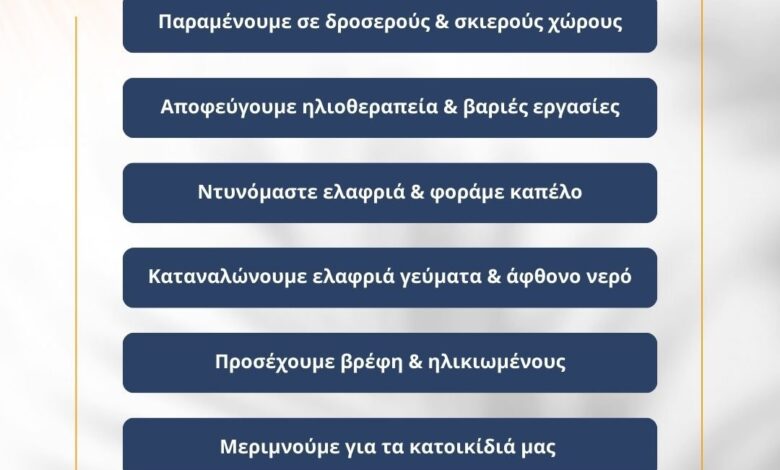 θερμική εξάντληση: Τι είναι, τα συμπτώματα και η αντιμετώπιση