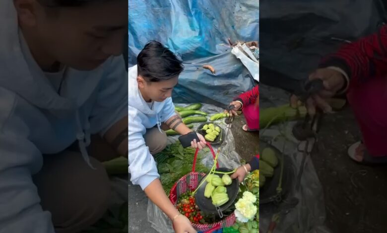 Healthy Eating: Sikkim Organic Veggies from Ravangla Market Recipe Ideas#shorts #recipe #viral