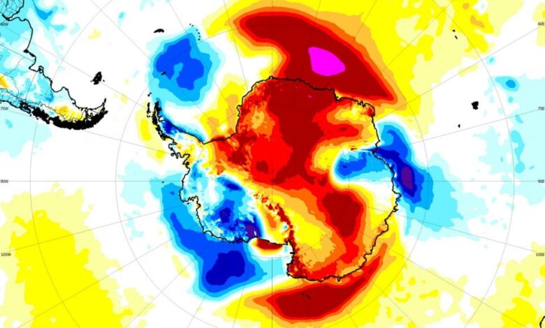 Ανταρκτική: Μέση άνοδος θερμοκρασίας κατά 10 βαθμούς καταγράφηκε τον Ιούλιο