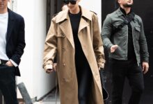 H Bella Hadid συνδυάζει καμπαρντίνα Saint Laurent με κολάν και biker boots