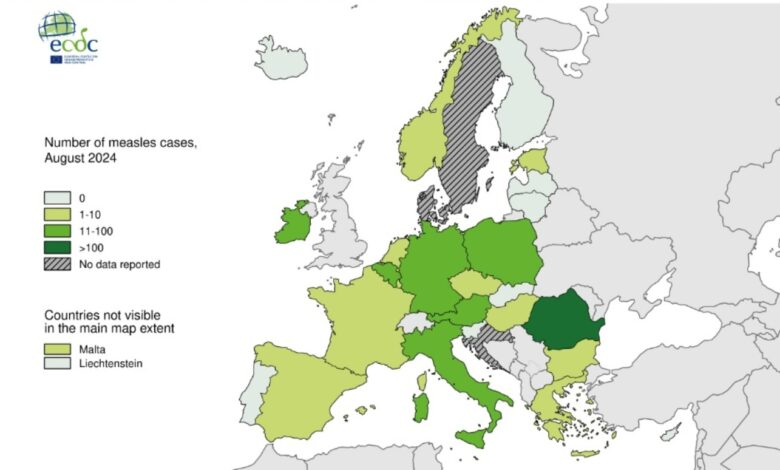 Ιλαρά: Εκατοντάδες κρούσματα κάθε μήνα στην ΕΕ