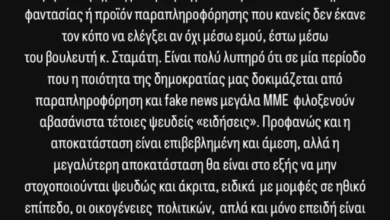 Ξέσπασε η Τζένη Μπαλατσινού για δημοσίευμα που την στοχοποιεί: «Είναι αποκύημα φαντασίας»