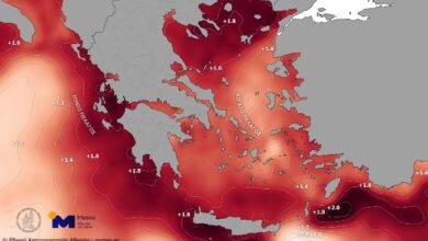 Ελληνικές θάλασσες: Πάνω από 1,5°C η αύξηση της θερμοκρασίας τα τελευταία 30 χρόνια