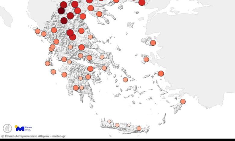 Η βόρεια Ελλάδα «πρωταθλήτρια» στην αύξηση της θερμοκρασίας την τελευταία 30ετία