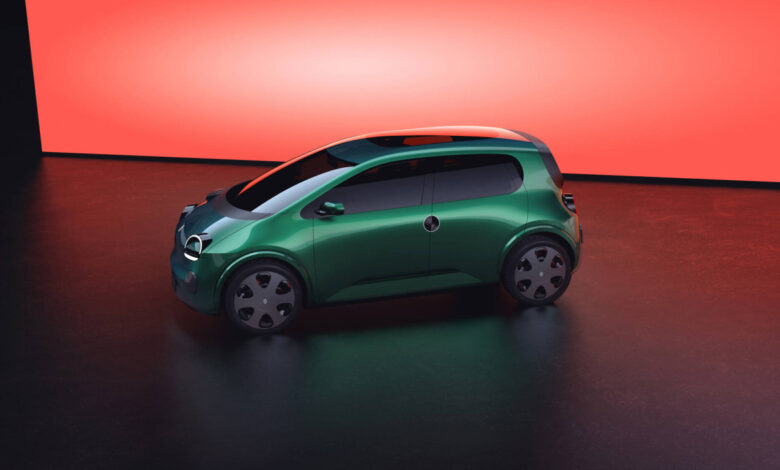 Το πρωτότυπο Renault Twingo E-Tech electric Το πρωτότυπο Renault Twingo E-Tech electric