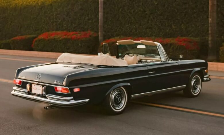 Mercedes-Benz 280 SE Cabriolet, αμόλυντη δεσποινίς, ετών 53!