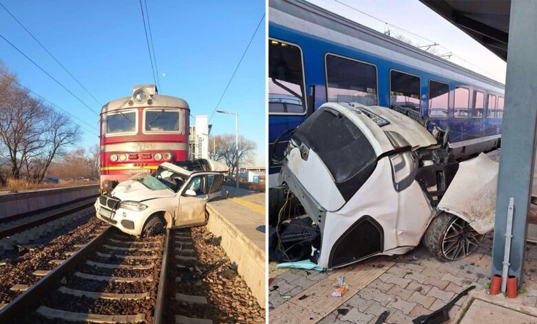 Σοκαριστικό ατύχημα: BMW X5 κόπηκε στη μέση! (+video)