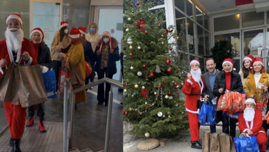 Η Βάνα Μπάρμπα ντύθηκε Άγιος Βασίλης και μοίρασε δώρα σε ασθενείς