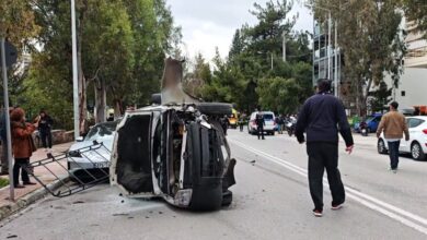 Τραγικό τροχαίο στο Νέο Ψυχικό με ένα νεκρό και πέντε τραυματίες