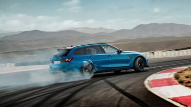 Η BMW M3 CS Touring νοιώθει άνετα και στην πίστα