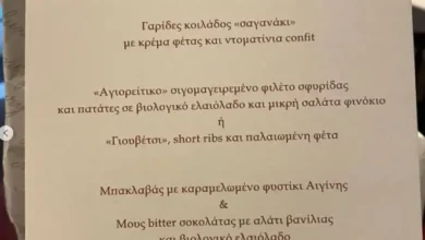 Νικόλαος Ντε Γκρες – Χρυσή Βαρδινογιάννη: Αυτό ήταν το μενού στο pre-wedding δείπνο του ζευγαριού