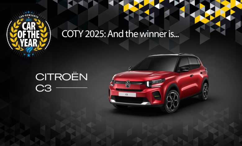 COTY 2025: Το Citroen C3 είναι το ελληνικό «CAR OF THE YEAR 2025»