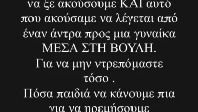 Έξαλλη η Ντορέττα Παπαδημητρίου με τον Δημήτρη Κυριαζίδη: «Πόσα παιδιά να κάνουμε πια για να ηρεμήσουμε, έλεος»