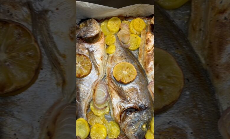 ΤΣΙΠΟΥΡΕΣ ΣΤΟ ΦΟΥΡΝΟ #recipe FISH IN OVEN WITH POTATOES #shorts #συνταγέσ #alenakitchen