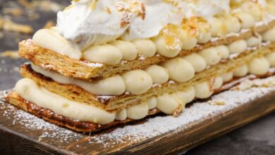 Εύκολο και πολύ δροσερό μιλφέιγ με cream crackers