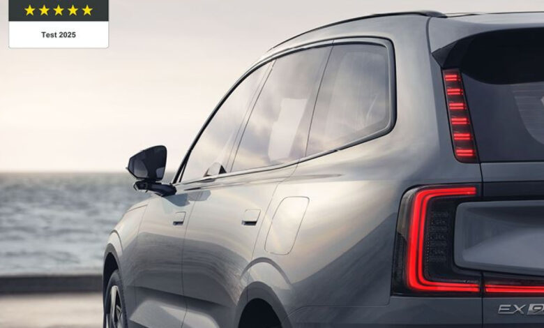 Volvo EX90: Κατακτά βαθμολογία πέντε αστέρων στις δοκιμές ασφαλείας του Euro NCAP