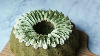 Συνταγή για vegan matcha κέικ