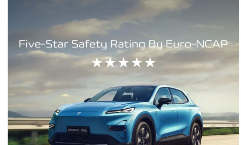 Το Deepal S05 κερδίζει 5 αστέρια στο Euro NCAP 2025