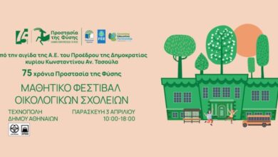 «Είναι cool να είσαι Eco-School»: Έρχεται το μαθητικό φεστιβάλ οικολογικών σχολείων
