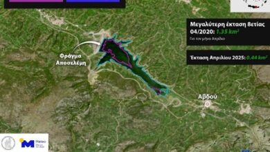 Διπλάσια η έκταση της λίμνης Αποσελέμη στο Ηράκλειο σε σχέση με το 2025