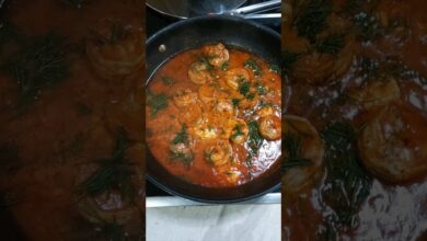 Shrimps in Tomato Sauce #shorts Γαρίδες Σαγανάκι #recipe #συνταγέσ #alenakitchen