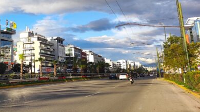 Η μεγαλύτερη ευθεία της Αθήνας έγινε «φρούριο» Η μεγαλύτερη ευθεία της Αθήνας έγινε «φρούριο»