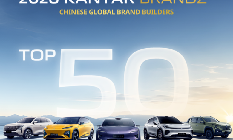 Η CHANGAN κατακτά την υψηλότερη θέση της μέχρι σήμερα στην κατάταξη 2026 KANTAR BRANDZ™ Chinese Global Brand Builders Top 50
