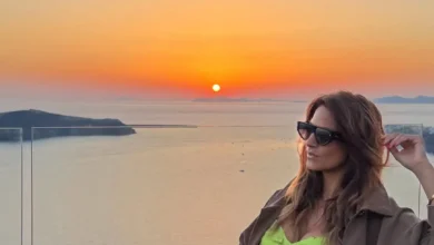 Κωνσταντίνα Ευρυπίδου: Καλοκαιρινές διακοπές στη Σαντορίνη στο ξενοδοχείο του Φίλιππου Μιχόπουλου