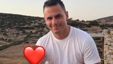 «Ο καλύτερος μπαμπάς του κόσμου», σχολίασε η Κατερίνα Καινούργιου