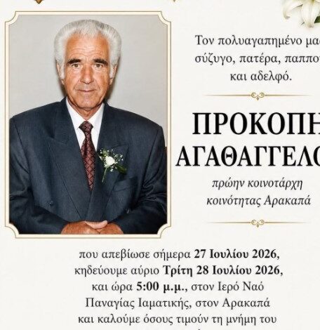 Προκόπης Αγαθοκλέους: Πένθος για τον τηλεοπτικό «Άγιο Παΐσιο» Προκόπης Αγαθοκλέους: Πένθος για τον τηλεοπτικό «Άγιο Παΐσιο»
