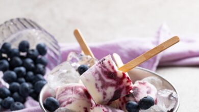 Συνταγή για λαχταριστό παγωτό με blueberries