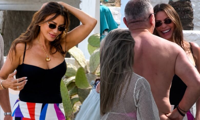 Όταν η Sofia Vergara συνάντησε τον Αντώνη Ρέμο στο Nammos Όταν η Sofia Vergara συνάντησε τον Αντώνη Ρέμο στο Nammos