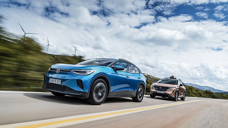 Συγκριτική δοκιμή: Nissan Ariya 87 kWh vs VW ID.4 Pro More 77 kWh