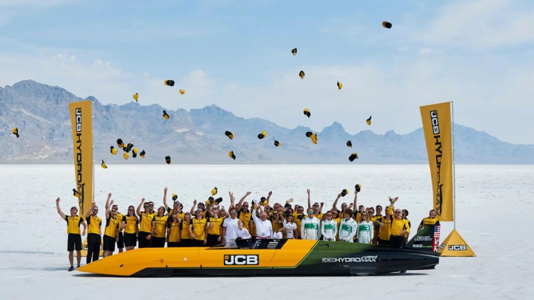 Το JCB Hydromax είναι το πιο γρήγορο υδρογονοκίνητο όχημα στον πλανήτη (+video)