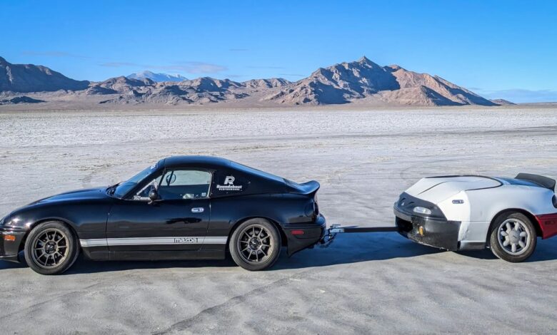 Mazda MX-5 με τρέιλερ… Mazda MX-5!