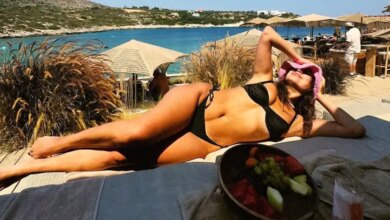Η Δανάη Παππά σε στιγμές χαλάρωσης στα Χανιά