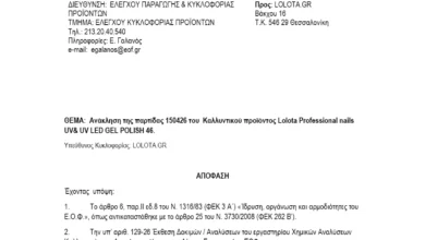 ΕΟΦ: Ανακαλείται άμεσα βερνίκι νυχιών γνωστής μάρκας
