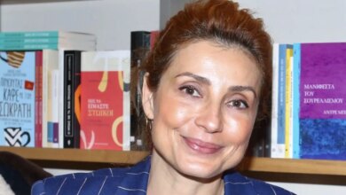 H Ευδοκία Ρουμελιώτη γιόρτασε τα 48α γενέθλιά της με την οικογένειά της σε σκάφος