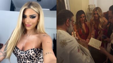 Αγγελική Ηλιάδη: Η τραγουδίστρια έγινε νονά – Δείτε φωτογραφίες και βίντεο από το μυστήριο