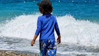 Ο Πάνος Ιωαννίδης δημοσίευσε μία πόζα του 4χρονου γιου του από τις διακοπές τους
