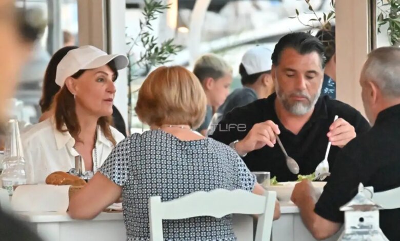 Η Νία Βαρντάλος κάνει διακοπές στην Αντίπαρο με τον σύντροφό της, Σπύρο Κατσαγάνη