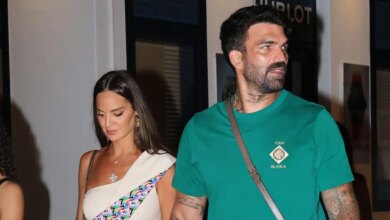 Ρία Ελληνίδου και Δημήτρης Αλεξάνδρου σε ρομαντικό δείπνο: Το «έλα, μην ντρέπεσαι» του επιχειρηματία