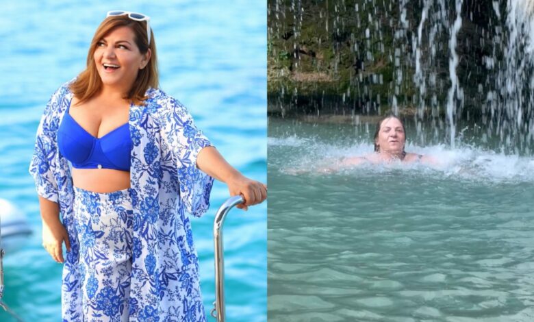 Βίκυ Σταυροπούλου: Έκανε μπάνιο κάτω από καταρράκτες – «Κάθαρση, αναγέννηση, ευλογία»