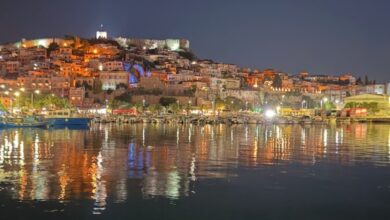 Βραδινή βόλτα με τον Βασίλη Μπισμπίκη στην παραλία της Καβάλας