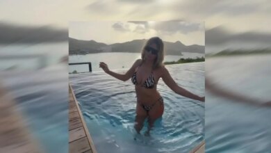 Χάιντι Κλουμ: Ο αισθησιακός χορός με μπικίνι σε πισίνα