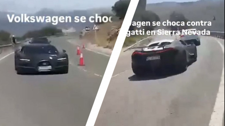 Volkswagen Polo τράκαρε Bugatti Turbillon (+video) Volkswagen Polo τράκαρε Bugatti Turbillon (+video)