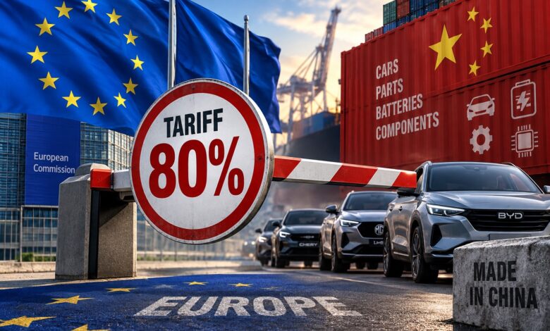Ευρώπη: Πρόταση-σοκ για δασμούς 80% στα κινεζικά αυτοκίνητα και εξαρτήματα