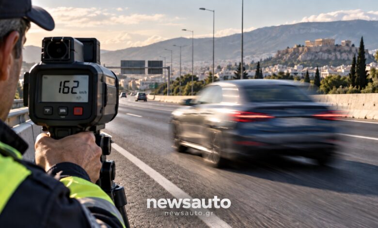 Βροχή τα 350άρια για ταχύτητα – Πού στήνει ραντάρ η Τροχαία και πότε χάνεται το δίπλωμα
